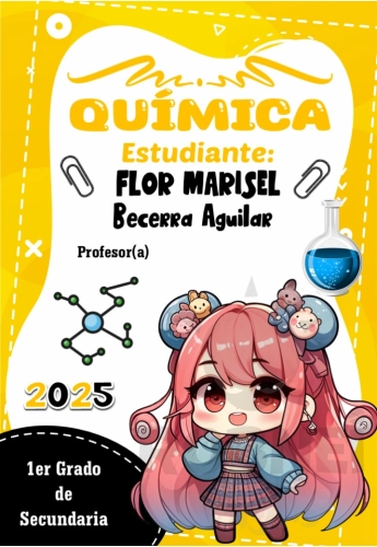 Anime Kawaii Quimica Caratula Amarillo